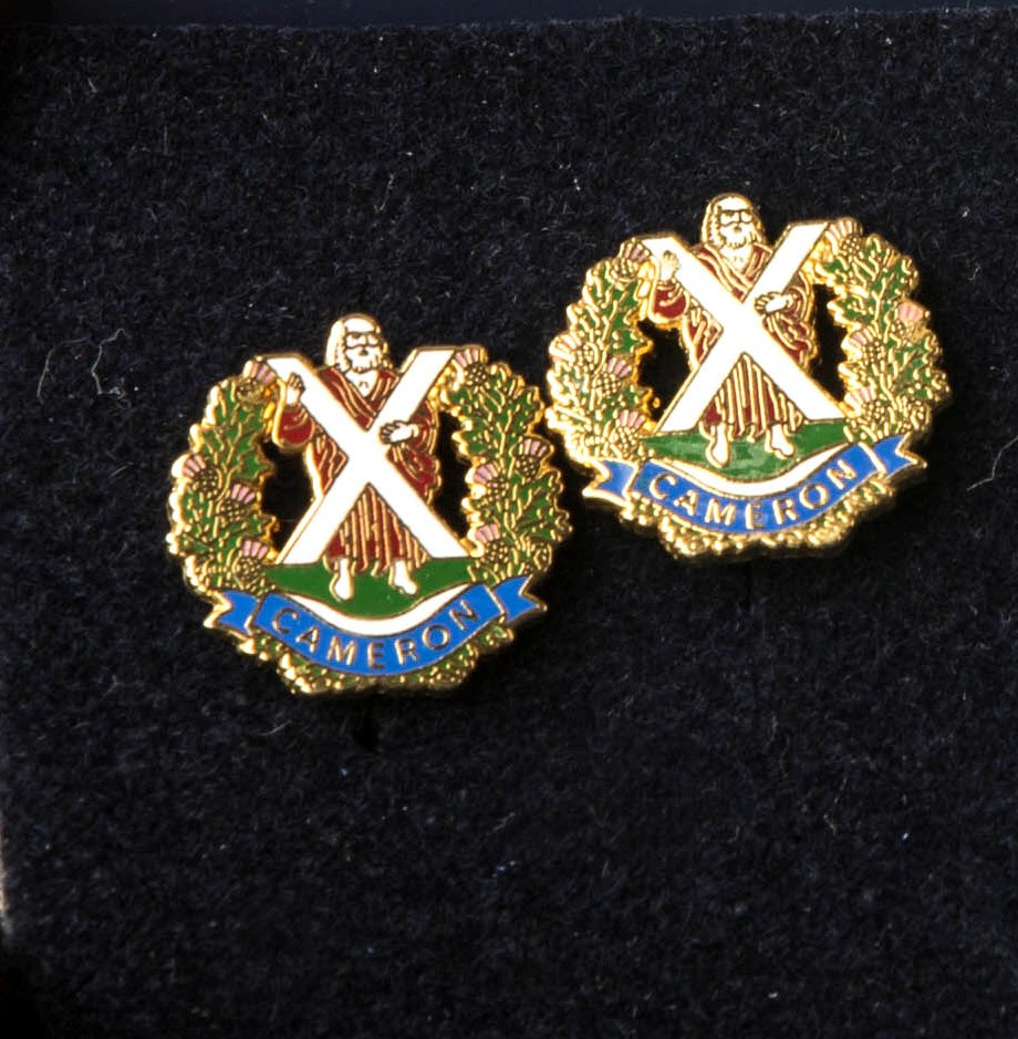 The Queen's Own Cameron Highlanders Cufflinks